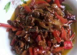 红椒鸡胗(裹芡粉款)的做法图解5