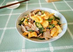 秋葵鲜菇炒蛋