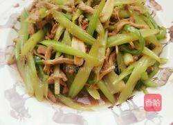 芹菜炒肉丝的做法图解8