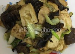 木耳大葱煎豆腐