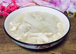 竹荪汆鸡片