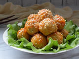 蒜香蜂蜜鸡球的做法[图]