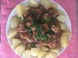土豆蒸排骨