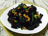 香葱虾米炒木耳的做法[图]