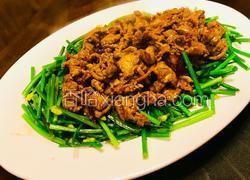 香炒韭菜花牛肉