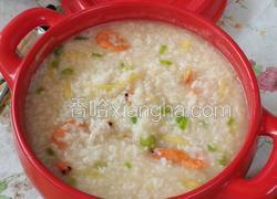 鲜虾白米粥潮汕砂锅粥