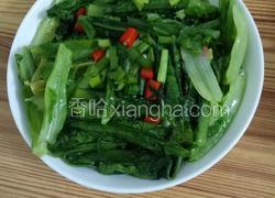 素炒莴笋尖