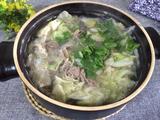 羊肉白菜粉丝煲