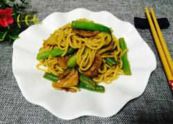 五花肉扁豆焖面