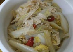 大白菜炒豆皮