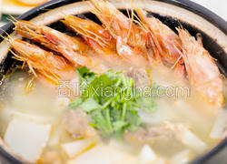 鲜虾羊肉砂锅