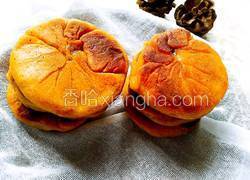 豆沙馅柿子饼