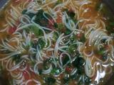 西红柿骨汤青菜面的做法[图]