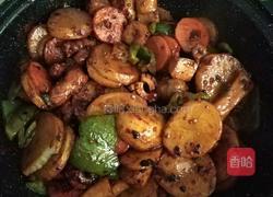 干锅土豆片（毛豆）的做法图解5