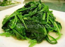 素炒菠菜