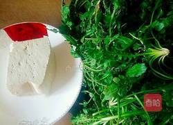 荠菜豆腐馅的做法图解1
