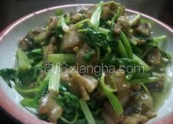 香芹干煸回锅肉