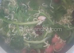 蔬菜鱼丸火锅面
