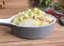 白菜肉丝炒年糕