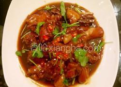 鲁菜大师蒋家菜秘制酱烧猪尾骨