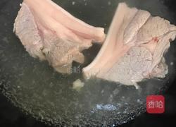 肉炒花菜的做法图解2