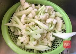 肉炒花菜的做法图解3