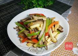 杏鲍菇鸡蛋干的做法图解1