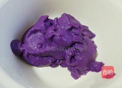 紫薯饼（蜜豆）的做法图解1