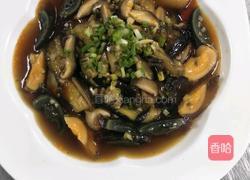茄子香菇皮蛋的做法图解5