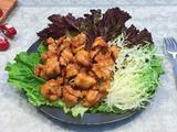甜辣味蜂蜜炸鸡沙拉的做法[图]