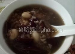 红豆莲子糯米粥