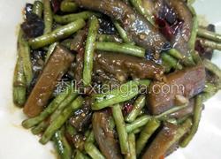 豆角干煸茄子