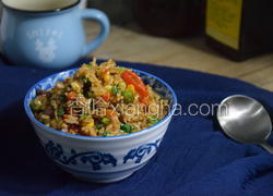 快手电饭煲焖饭