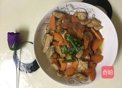 红萝卜炒肉片的做法图解3