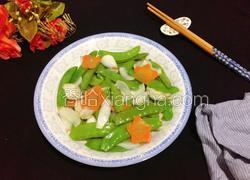 荷兰豆炒百合