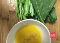 菠菜虾皮鸡蛋饼的做法图解2