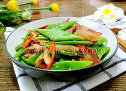 腊肉炒芸豆