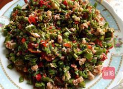香辣菜梗肉沫的做法图解3