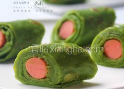 菠菜火腿肠卷饼