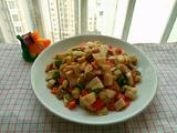 杏鲍菇炒鸡丁