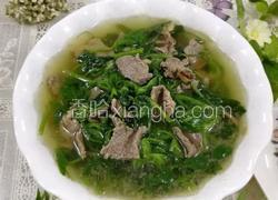 牛肉荷兰豆苗汤