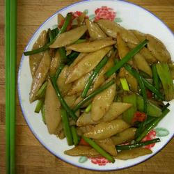 家常炒莜面鱼鱼