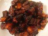 每日工作餐荤素搭配之（红烧肉+清炒莴笋）的做法[图]
