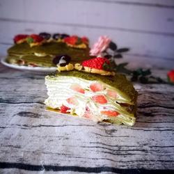 抹茶草莓千层的做法[图]