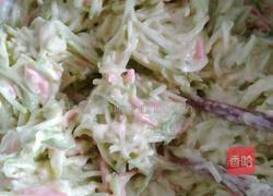 西葫芦火腿饼子外酥里嫩宝宝超爱吃的的做法图解6