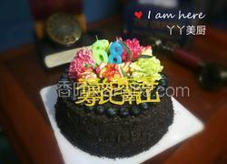 鲜花生日蛋糕