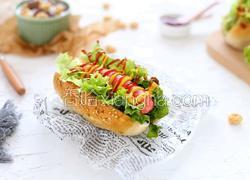 黑麦热狗面包