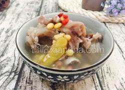 花生黄豆猪脚汤