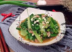 肉末油麦菜