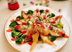 清蒸开屏大黄鱼